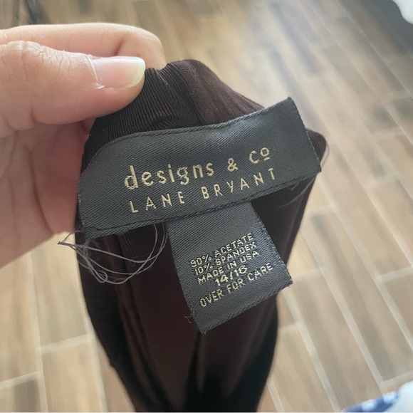 Lane Bryant Dark Brown Midi Skirt - Picture 3 of 3